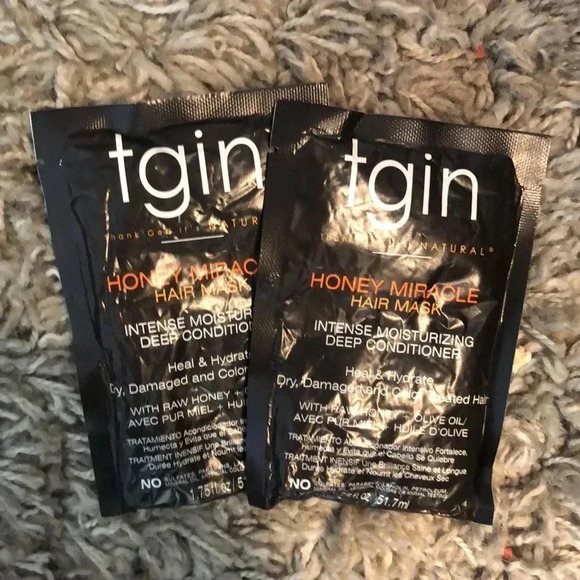 🛑MUST BUNDLE🛑 TGIN Honey Miracle Hair Mask Packet - 2 pack - Picture 3 of 5